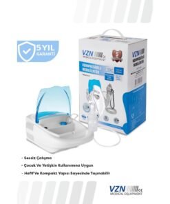 VZN RJ-2 Kompresörlü Nebulizatör – Güvenli Solunum, Yüksek Performans!