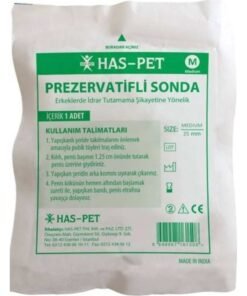 Has-Pet Prezervatif Sonda Medium - Orta Beden