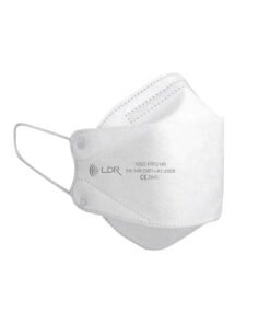 LDR FFP2 3 Panelli Solunum Koruyucu N95 Maske Beyaz Tekli Steril Paket