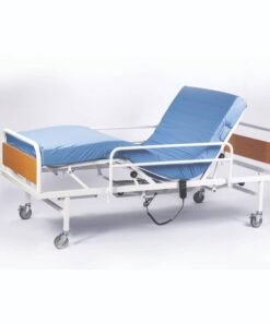 2 Motorlu Ekonomik Hasta Karyolası H221-D (12cm Antidekübit Lazer Kesim Sıvı Geçirmez Kılıflı Yatak Dahil )