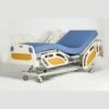 3 Motorlu ABS Plastik Başlıklı ve Korkuluklu Hasta Karyolası H326-ABS  (12cm Antidekübit Lazer Kesim Sıvı Geçirmez Kılıflı Yatak Dahil)