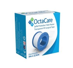 OctaCare Şeffaf Tıbbi Plaster (PE) 5m x 2,5cm