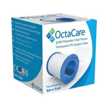 OctaCare Şeffaf Tıbbi Plaster (PE) 5m x 5cm