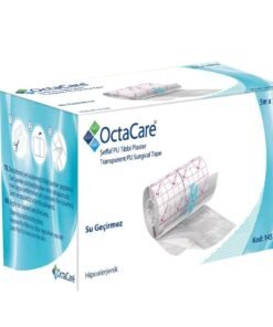 OctaCare Şeffaf Tıbbi Su Geçirmez Plaster Film (PU) 5m x 10cm Rulo