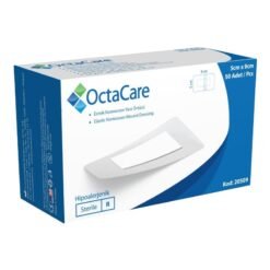 OctaCare Nonwoven Steril Pedli Esnek Yara Örtüsü  5cm x 9cm 50'li Kutu