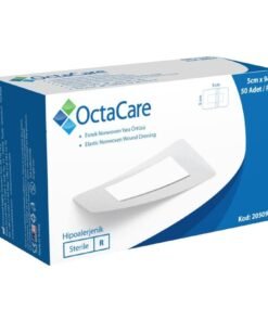 OctaCare Nonwoven Steril Pedli Esnek Yara Örtüsü  5cm x 9cm 50'li Kutu