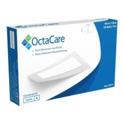 OctaCare Nonwoven Steril Pedli Esnek Yara Örtüsü  9cm x 15cm 25'li Kutu