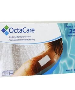 OctaCare Şeffaf Pedli Su Geçirmez Yara Örtüsü 9cm x 15cm Tekli Steril Paket