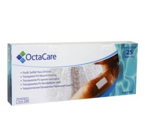 OctaCare Şeffaf Su Geçirmez Yara Örtüsü 9cm x 25cm Tekli Steril Paket