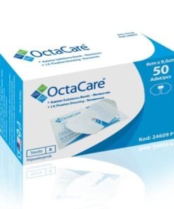 OctaCare Pedli Kateter Sabitleme Bandı 6cm x 9,5cm 25'li Kutu