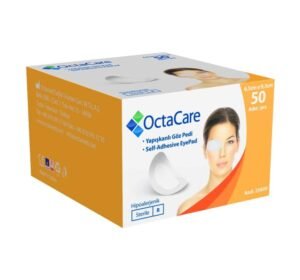 OctaCare Steril Göz Pedi 6,5cm x 9,5cm 50 Adet