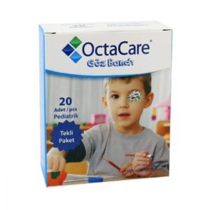OctaCare Pediatrik Göz Pedi Erkek 5cm x 6,2cm 20 Adet