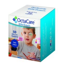 OctaCare Pediatrik Göz Pedi Erkek 5cm x 6,2cm 50 Adet