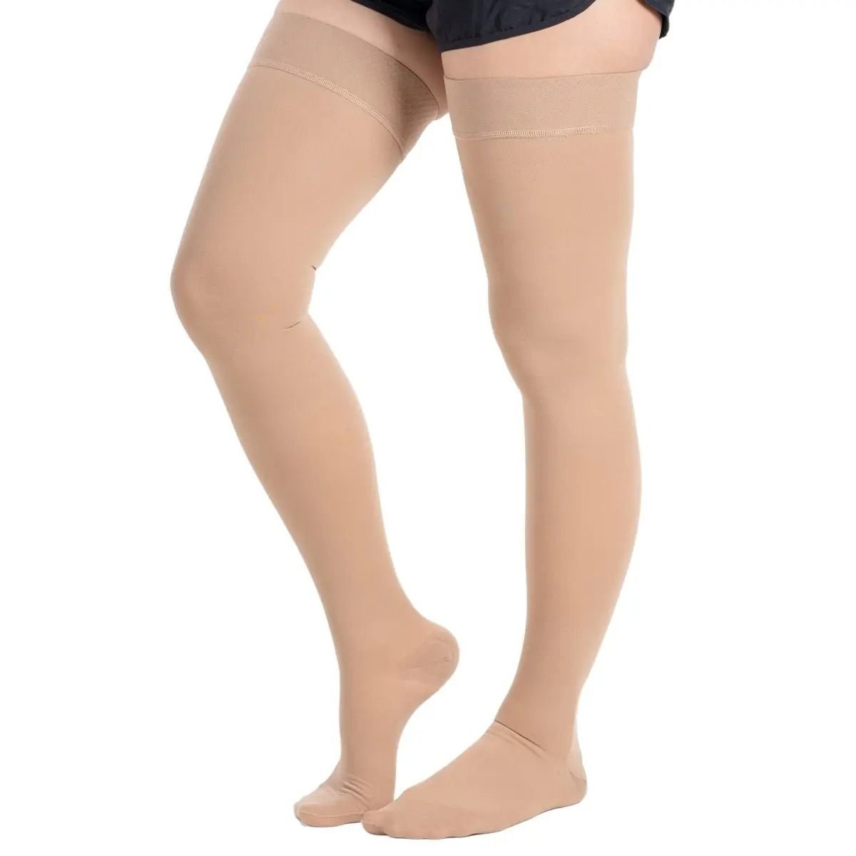 Wingmed Ccl1 Diz Üstü Burnu Kapalı Varis Çorabı (Bej) W1304 - Görsel 4