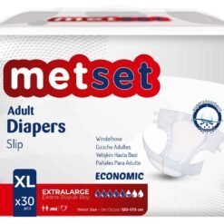 Metset Ekonomik Bel Bantlı Hasta Bezi 5,5 Damla XLarge En Büyük Boy XL Beden 30'lu Paket