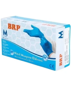 BRP Mavi Nitril Eldiven 100 Adet Medium