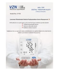 VZN LT-P30 Konuşan Dijital Tansiyon Aleti – Kol Tipi Geniş Manşon & Işıklı LCD Ekran