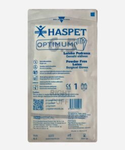 Has-Pet Optimum Lateks Pudrasız Cerrahi Steril Eldiven 1 Çift - 6.5 Numara