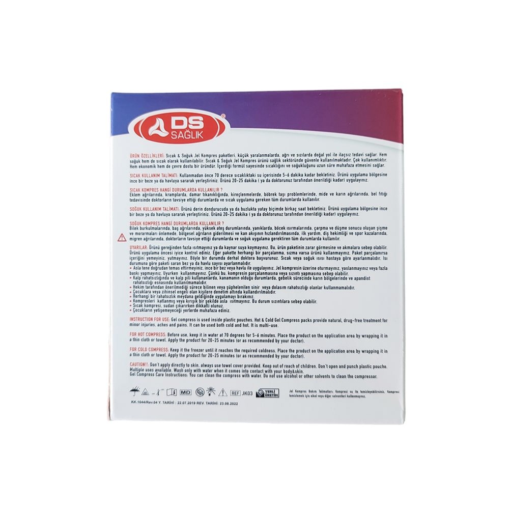 Damla Sağlık Sıcak / Soğuk Jel Kompres 13x27 cm 5 Adet - Görsel 4