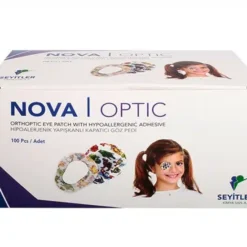 Nova Optik Çocuk Hipoallerjenik Yapışkanlı Oval Göz Pedi 100'lü