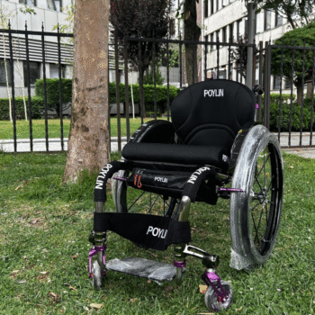 Poylin P153 Aktif Tekerlekli Sandalye (Titanyum)