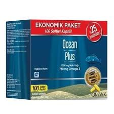 Ocean Orzax Plus 1200mg Omega 3 100 Kapsül