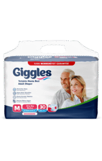 Giggles Bel Bantlı Yetişkin Hasta Bezi M 30'lu 4 Paket (120 Adet)