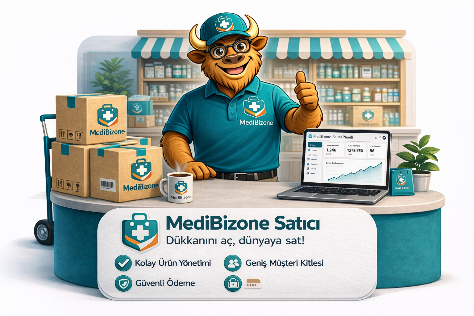 MediBizone müşteri girişi ve hesap yönetimi