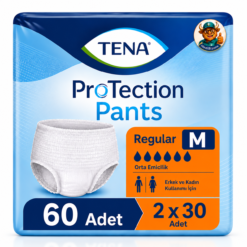 Tena Protection Pants Regular Emici Külot 6 Damla Medium 30'lu 2 Paket 60 Adet