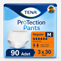 Tena Protection Pants Regular Emici Külot 6 Damla Medium 30'lu 3 Paket 90 Adet