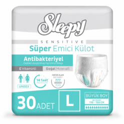 Sleepy Sensitive Emici Külot Yetişkin Bezi Large L 30 Adet