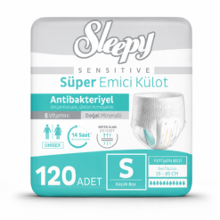 Sleepy Sensitive Emici Külot Yetişkin Bezi Small S 120 Adet