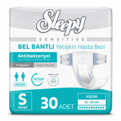 Sleepy Sensitive Bel Bantlı Yetişkin Hasta Bezi Small S 30 Adet