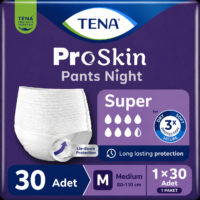 TENA ProSkin Pants Night Super Emici Külot 7,5 Damla M Beden 30 Adet