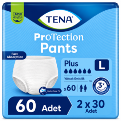 TENA ProTection Pants Plus Emici Külot 6 Damla L Beden 30'li 2 Paket 60 Adet