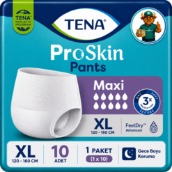TENA ProSkin Pants Maxi Emici Külot 8 Damla XL Beden 10 Adet