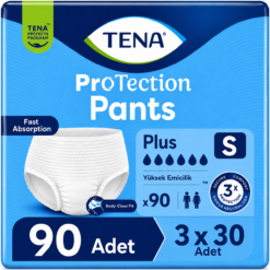 TENA ProTection Pants Plus Emici Külot 6 Damla S Beden 30'li 3 Paket 90 Adet