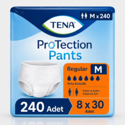TENA ProTection Pants Regular Emici Külot 6 Damla M Beden 30'li 8 Paket 240 Adet