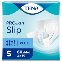 TENA ProSkin Slip Plus Bel Bantlı Hasta Bezi 6 Damla S Beden 30'lu 2 Paket 60 Adet