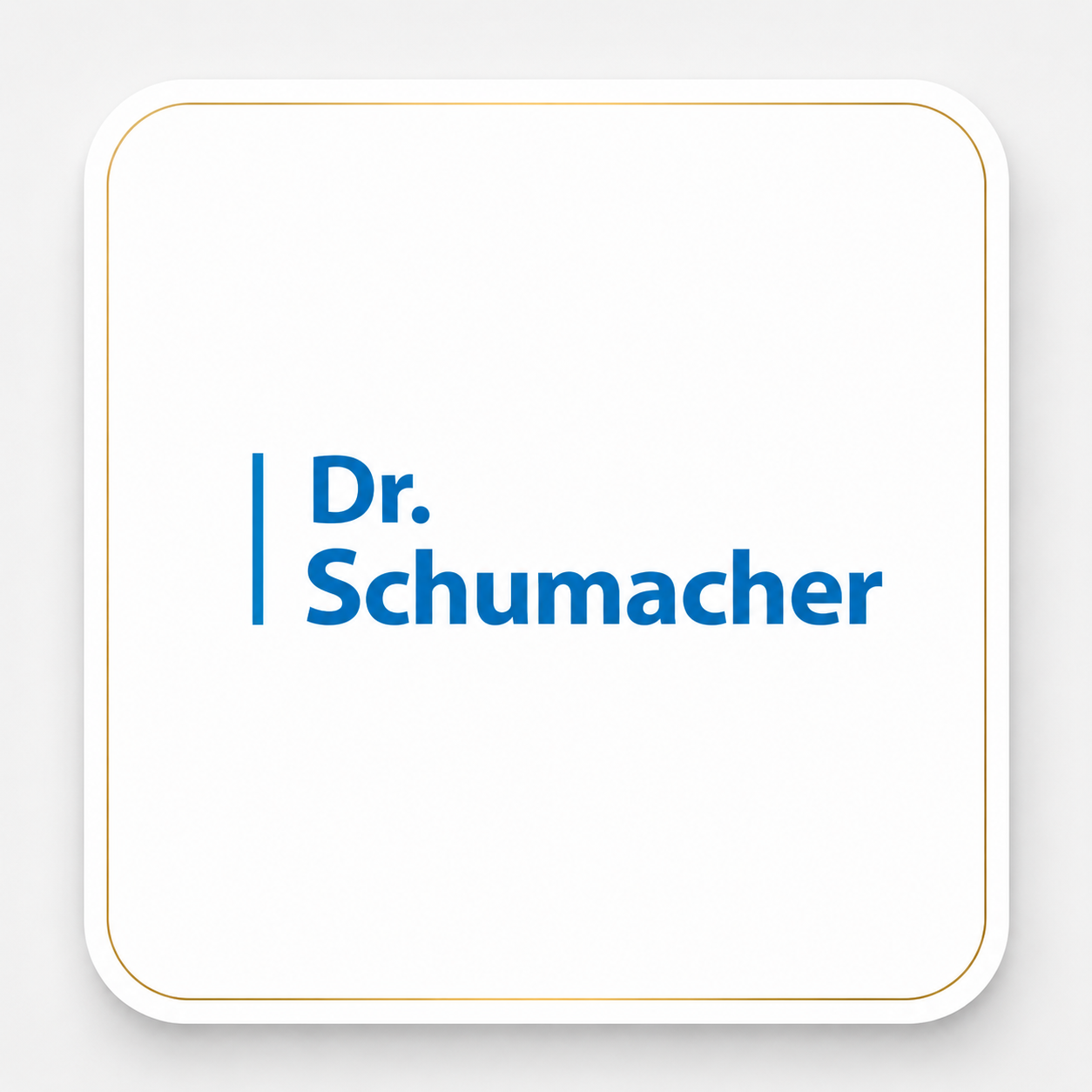 Dr. Schumacher