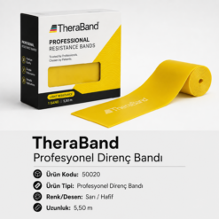 TheraBand Profesyonel Direnç Bandı 5,50 m - Sarı - 50020