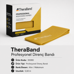 TheraBand Profesyonel Direnç Bandı 5,50 m - Altın - 50080