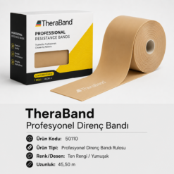 TheraBand Profesyonel Direnç Bandı 45,50 m - Ten Rengi - 50110