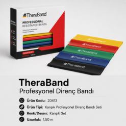 TheraBand Set Profesyonel Direnç Bandı 1,50 m - 20413