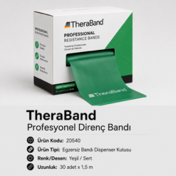 TheraBand Egzersiz Bandı Dispenser 30 adet X 1,5 m - Yeşil - 20540