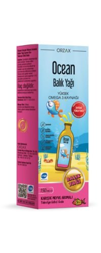 Orzax Ocean Balık Yağı Karışık Meyve Aromalı 150 ml